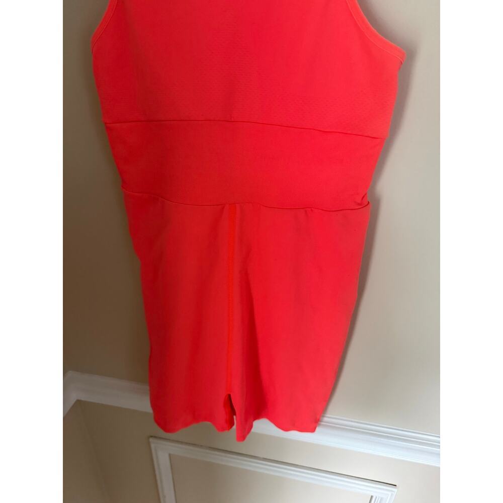 Free People Movement Every Single Time Runsie in Coral Romper Tank Activewear - Picture 6 of 10